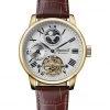 Men's Watches Ingersoll Riff Brown Leather Automatic Watch