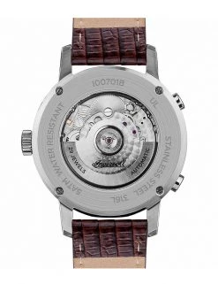 Men's Watches Ingersoll Grafton Brown Leather Automatic Watch -New In Mens Store SD 10 T55 7753 N6 X EC 1