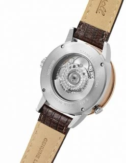 Men's Watches Ingersoll Grafton Brown Leather Automatic Watch -New In Mens Store SD 10 T55 7753 N6 X EC 5