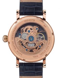 Men's Watches Ingersoll Herald Blue Leather Automatic Watch -New In Mens Store SD 10 T55 7774 E6 X EC 2