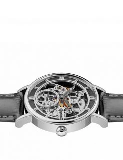 Men's Watches Ingersoll Herald Grey Leather Automatic Watch 7 Men's Watches Ingersoll Herald Grey Leather Automatic Watch -New In Mens Store SD 10 T55 7782 T4 X EC 2