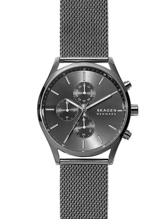 Men's Watches Skagen Holst Stainless Steel Chronograph Watch 1 Men's Watches Skagen Holst Stainless Steel Chronograph Watch