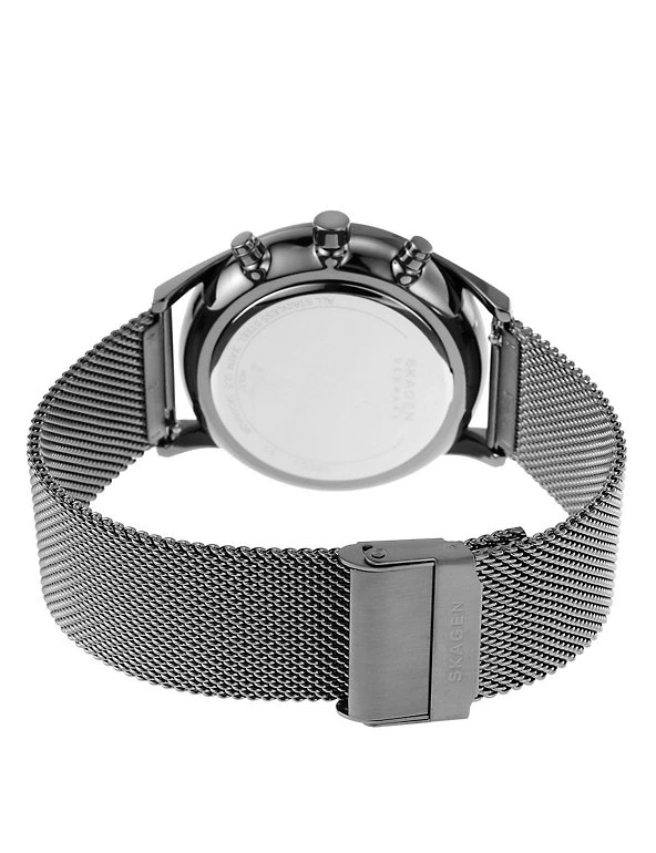 Men's Watches Skagen Holst Stainless Steel Chronograph Watch 4 Men's Watches Skagen Holst Stainless Steel Chronograph Watch - Image 4