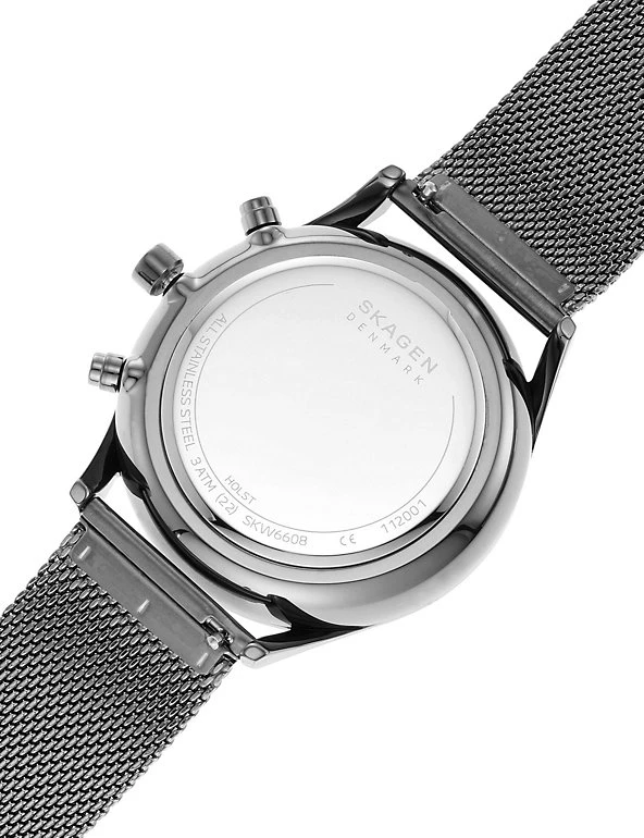 Men's Watches Skagen Holst Stainless Steel Chronograph Watch 5 Men's Watches Skagen Holst Stainless Steel Chronograph Watch - Image 5