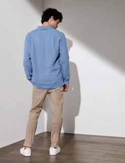 JAEGER Casual Shirts Luxury Pure Linen Overhead Shirt -New In Mens Store SD 10 T62 1209C E0 X EC 3