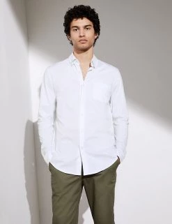 JAEGER Casual Shirts Regular Fit Pure Cotton Jersey Shirt -New In Mens Store SD 10 T62 1225C Z0 X EC 1