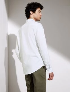 JAEGER Casual Shirts Regular Fit Pure Cotton Jersey Shirt -New In Mens Store SD 10 T62 1225C Z0 X EC 3