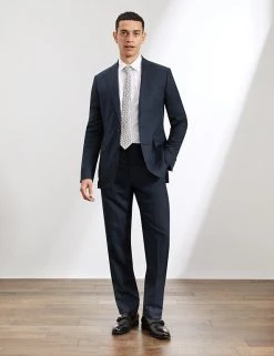 JAEGER Men's Coats & Jackets Tailored Fit Silk And Linen Jacket