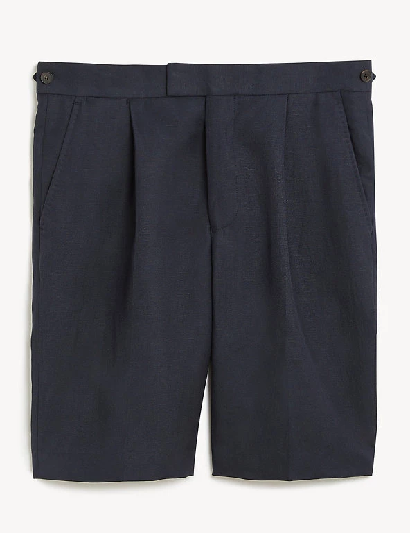 JAEGER Men's Shorts Silk And Linen Shorts 9 JAEGER Men's Shorts Silk And Linen Shorts - Image 9