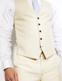JAEGER Men's Coats & Jackets Silk And Linen Waistcoat -New In Mens Store SD 10 T62 2812C SS X EC 2