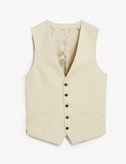 JAEGER Men's Coats & Jackets Silk And Linen Waistcoat -New In Mens Store SD 10 T62 2812C SS X EC 90