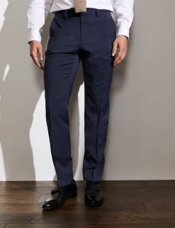 JAEGER Smart Trousers Slim Fit Pure Wool Bi-Stretch Trousers -New In Mens Store SD 10 T62 2824C CA X EC 1