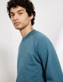 JAEGER Men's Jumpers Pure Cotton Jersey Loopback Sweater -New In Mens Store SD 10 T62 3821C FH X EC 2