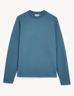 JAEGER Men's Jumpers Pure Cotton Jersey Loopback Sweater -New In Mens Store SD 10 T62 3821C FH X EC 90