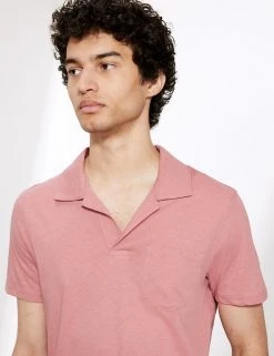 JAEGER Men's Polo Shirts Cotton And Linen Open Collar Polo Shirt -New In Mens Store SD 10 T62 3828C Q2 X EC 2